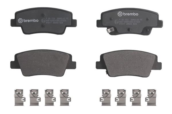 Klocki hamulcowe kpl. do Hyundia, P 30 153, BREMBO w ofercie sklepu e-autoparts.pl 